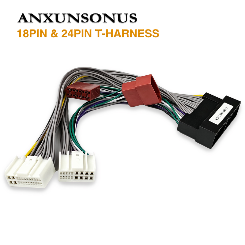 Audio Jumper Wire - DSP Amplifier T-Harness Cable 18Pin 24Pin