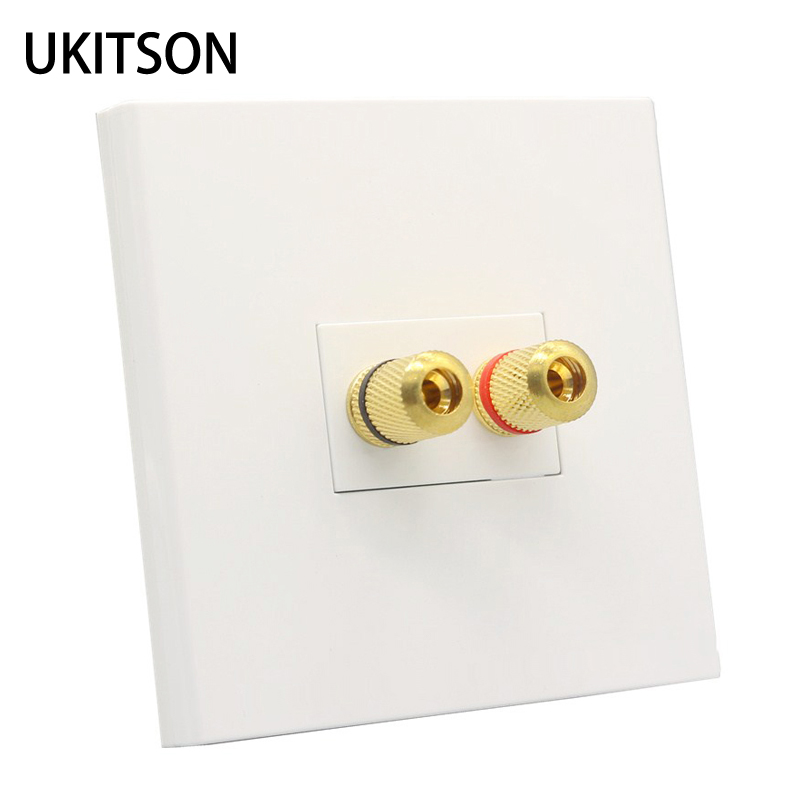 Speaker Terminal - Audio Speaker Wall Panel Terminals Banana