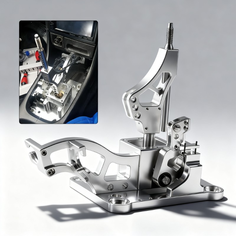 Knob Aluminum - Aluminum Billet Shifter Box Gear Shift