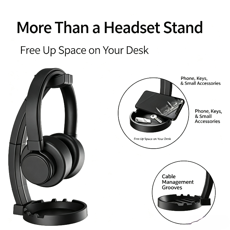 Headphone Stand With Storage T - Headphone Parts recension och pris