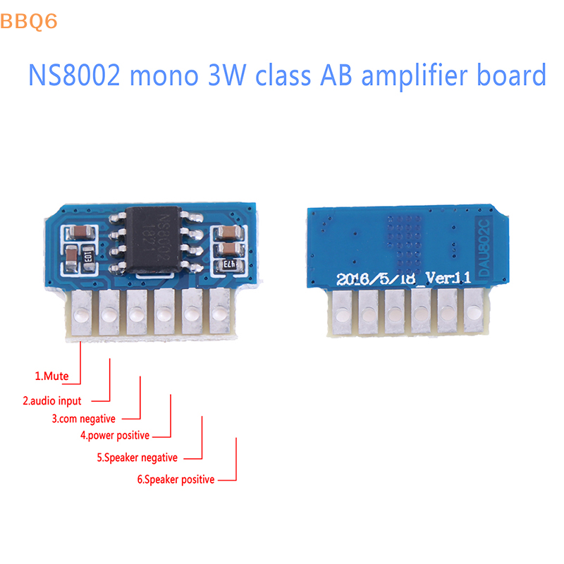 *1/2/5Pcs DC 3V 3.7V 5V Class  - Audio Amplifier Board recension och pris