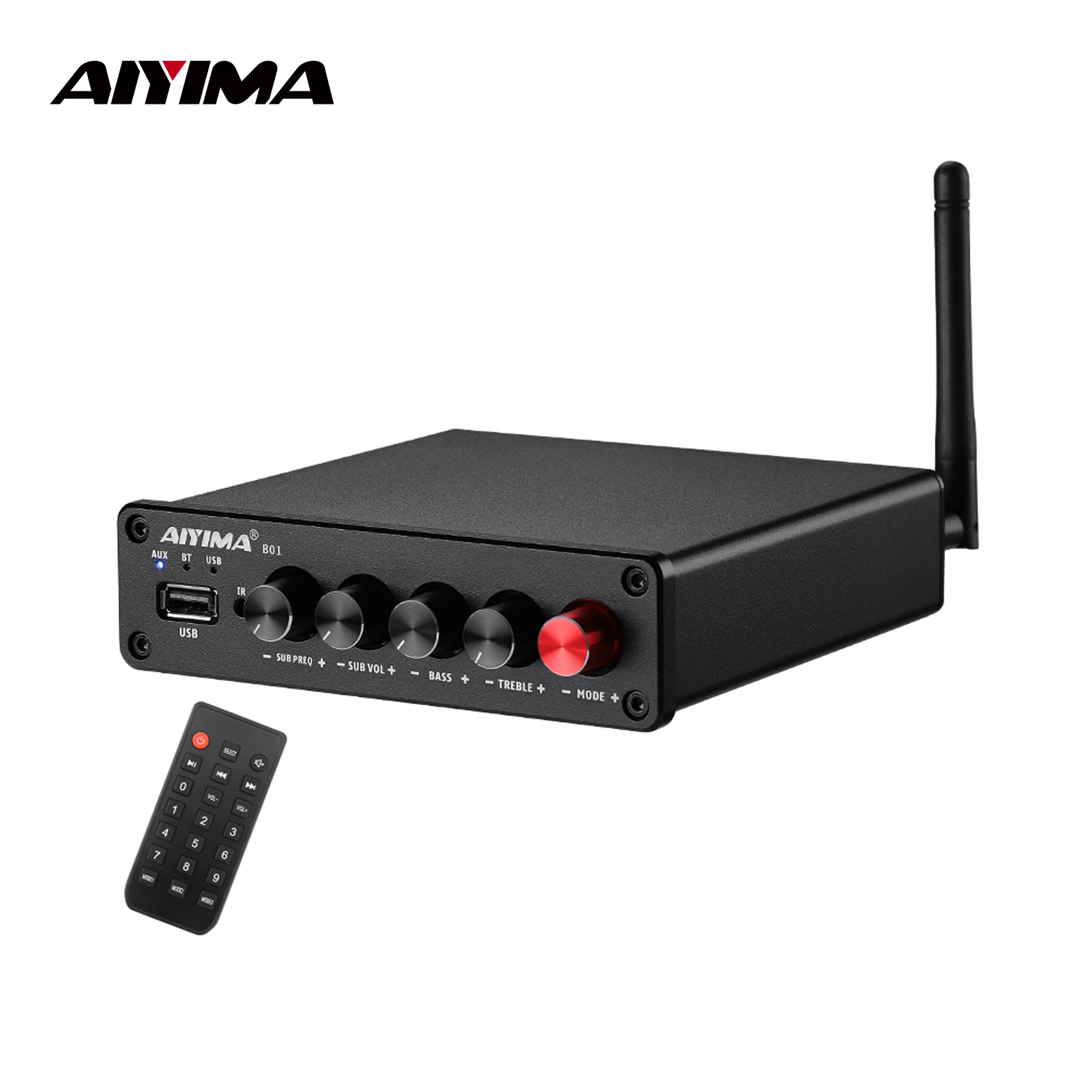 AIYIMA B01 Bluetooth Power Amp - Es9018 Dac recension och pris