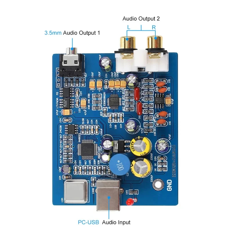 YJ00130 USB Decoder Board ES90 - Usb Sound Card recension och pris