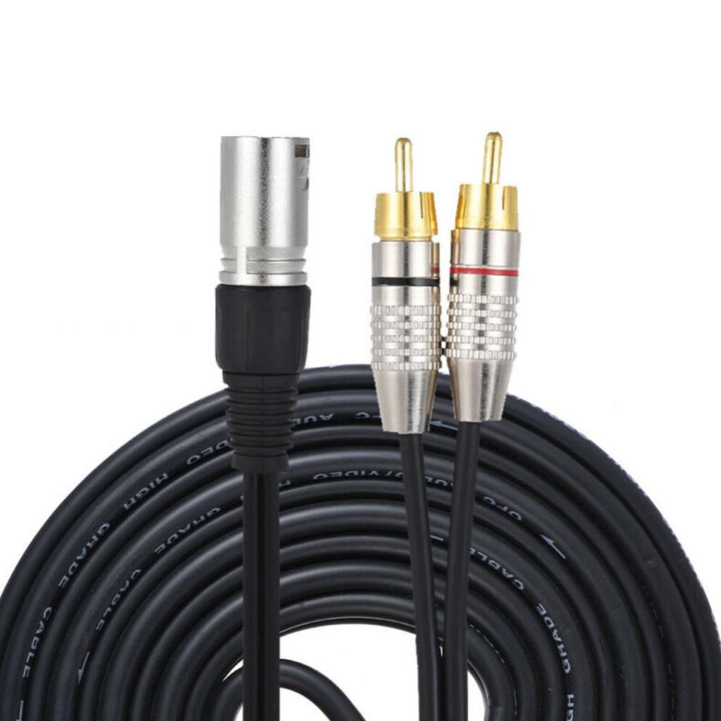 XLR Audio Splitter Cable to Rc - Rca Cable recension och pris