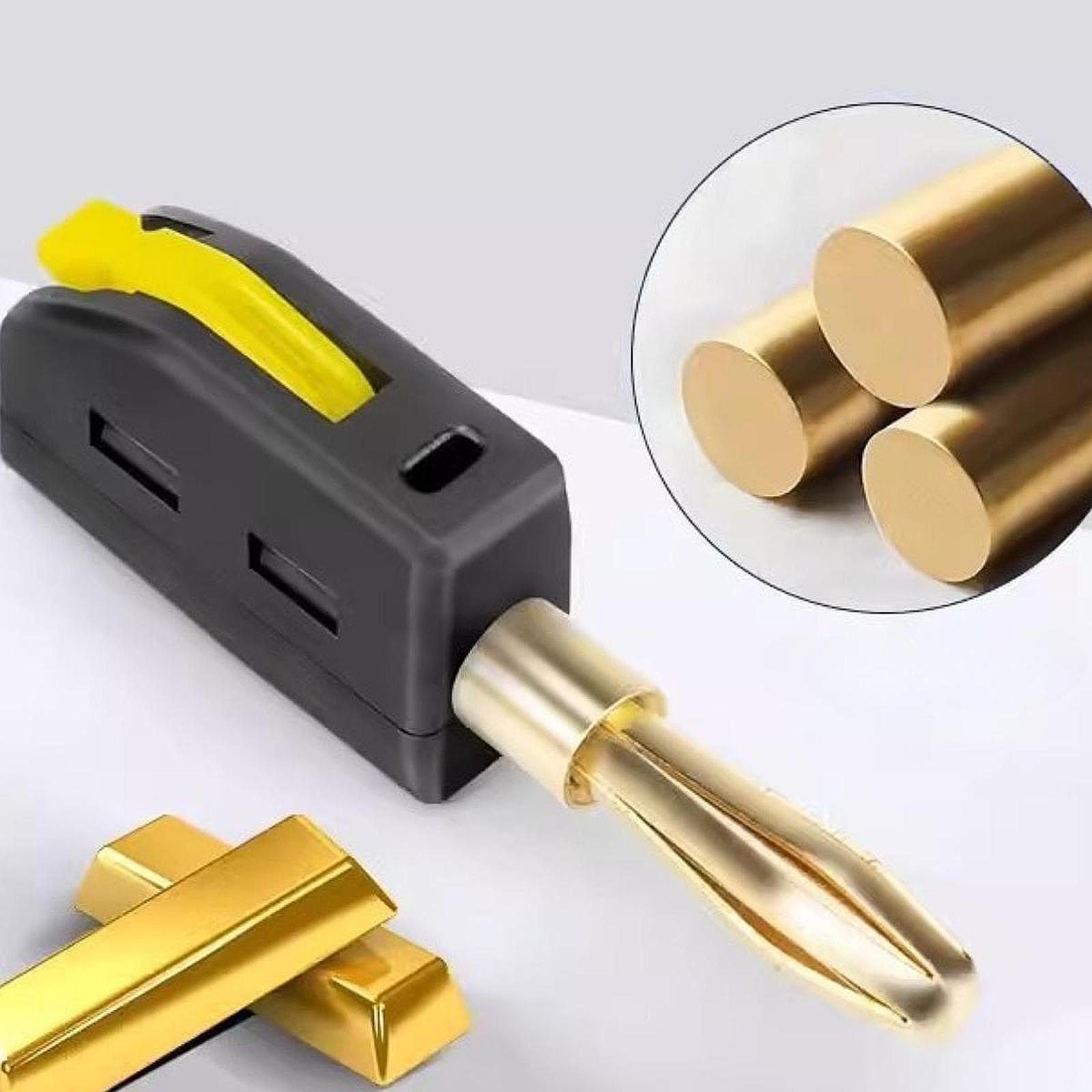 4mm Banana Plug Mini Stackable - Banana Plug recension och pris