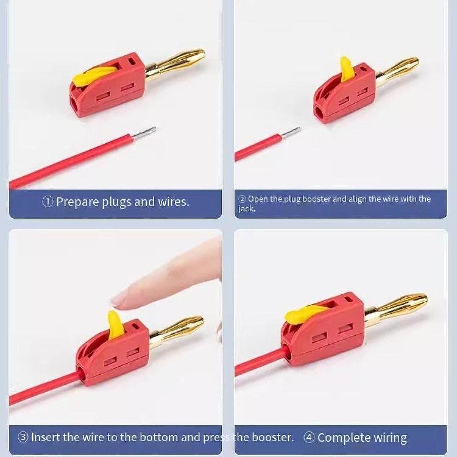 4mm Banana Plug Mini Stackable - Banana Plug recension och pris