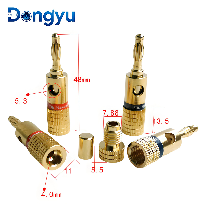 4MM Nakamichi Banana Connector - Speaker Terminal recension och pris