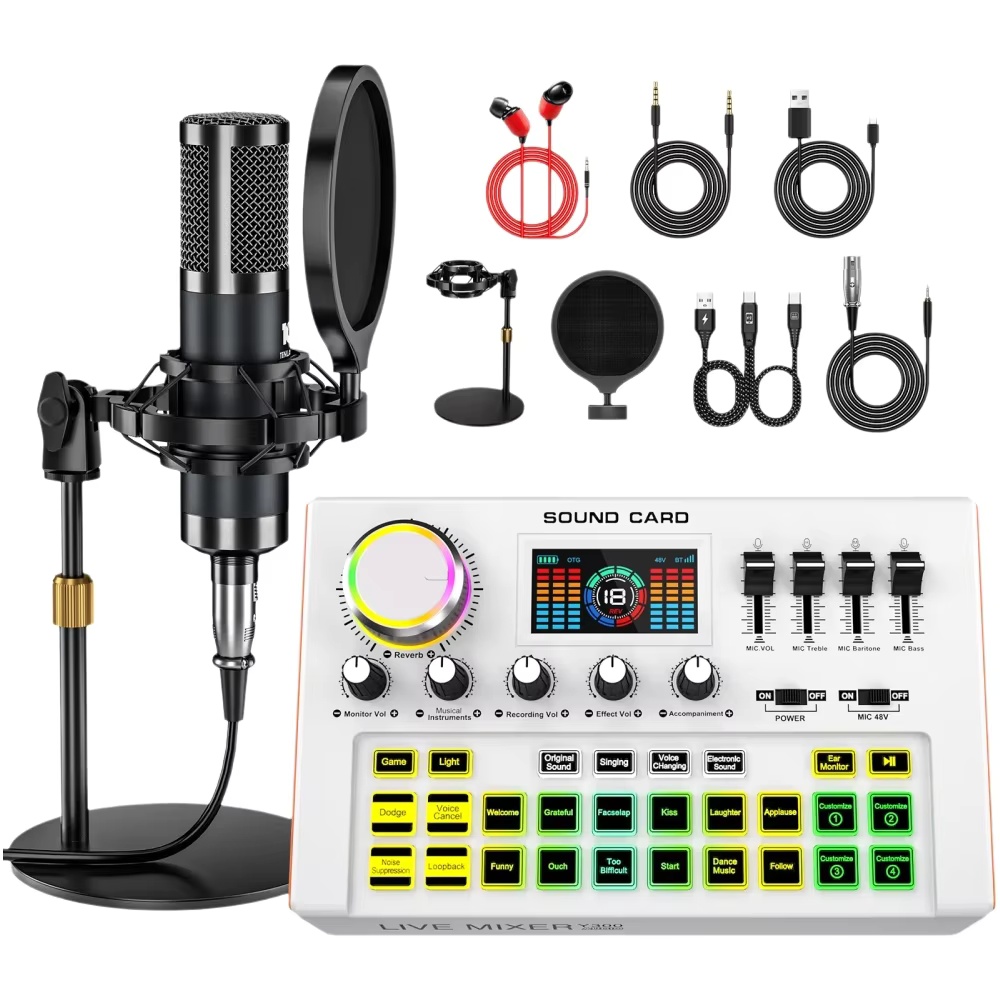 Tenlamp Podcast Equipment Bund - Condenser Microphone Kit recension och pris