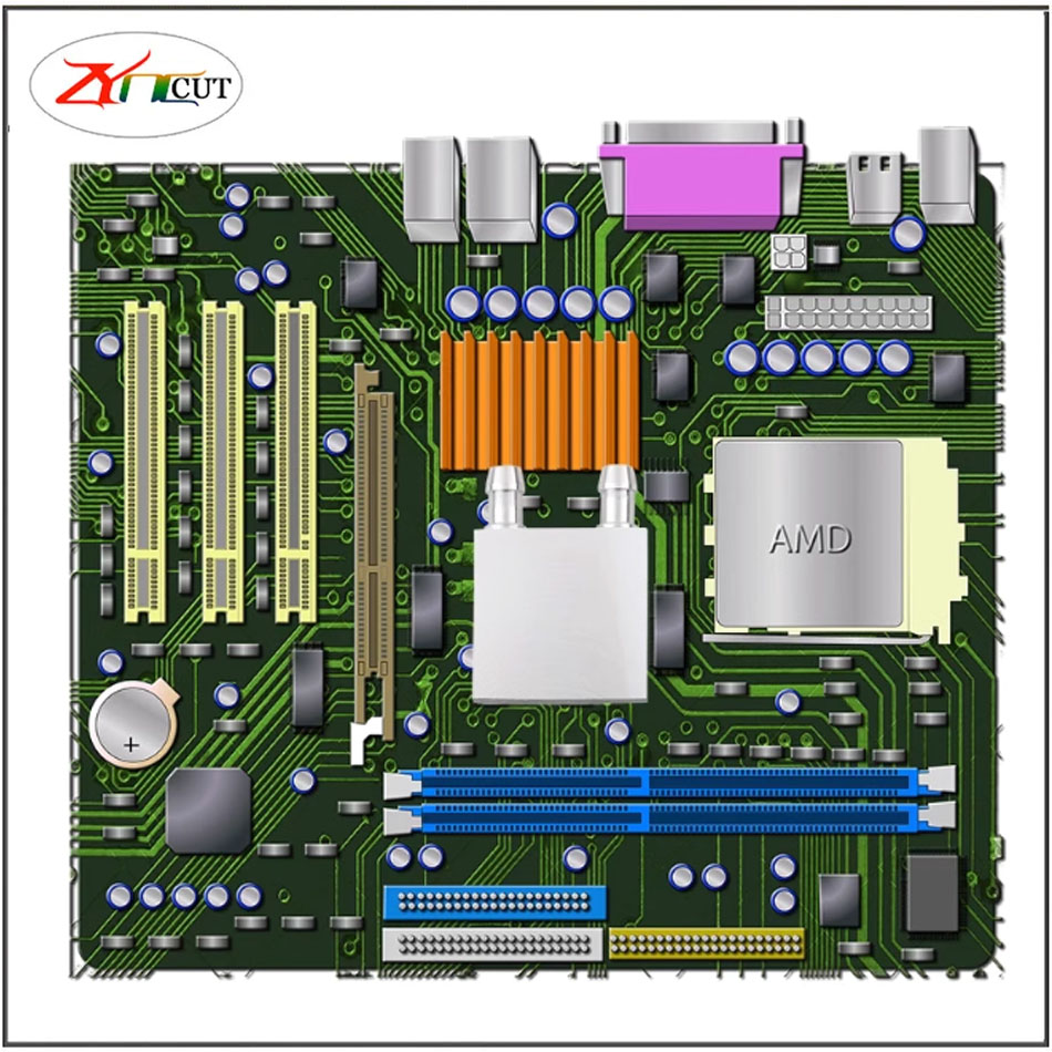 40 80mm CPU Aluminum water-coo - Heatsink Aluminum recension och pris