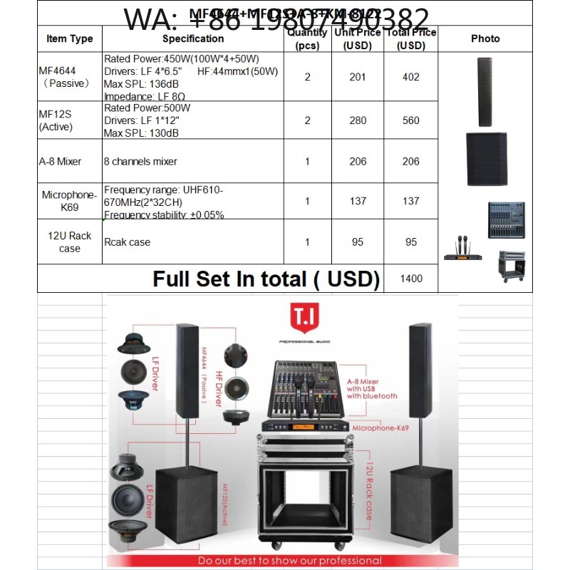Dual 15 Inch Two-Way Portable  - Full Range Speaker recension och pris