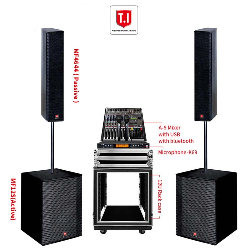 Dual 15 Inch Two-Way Portable  - Full Range Speaker recension och pris