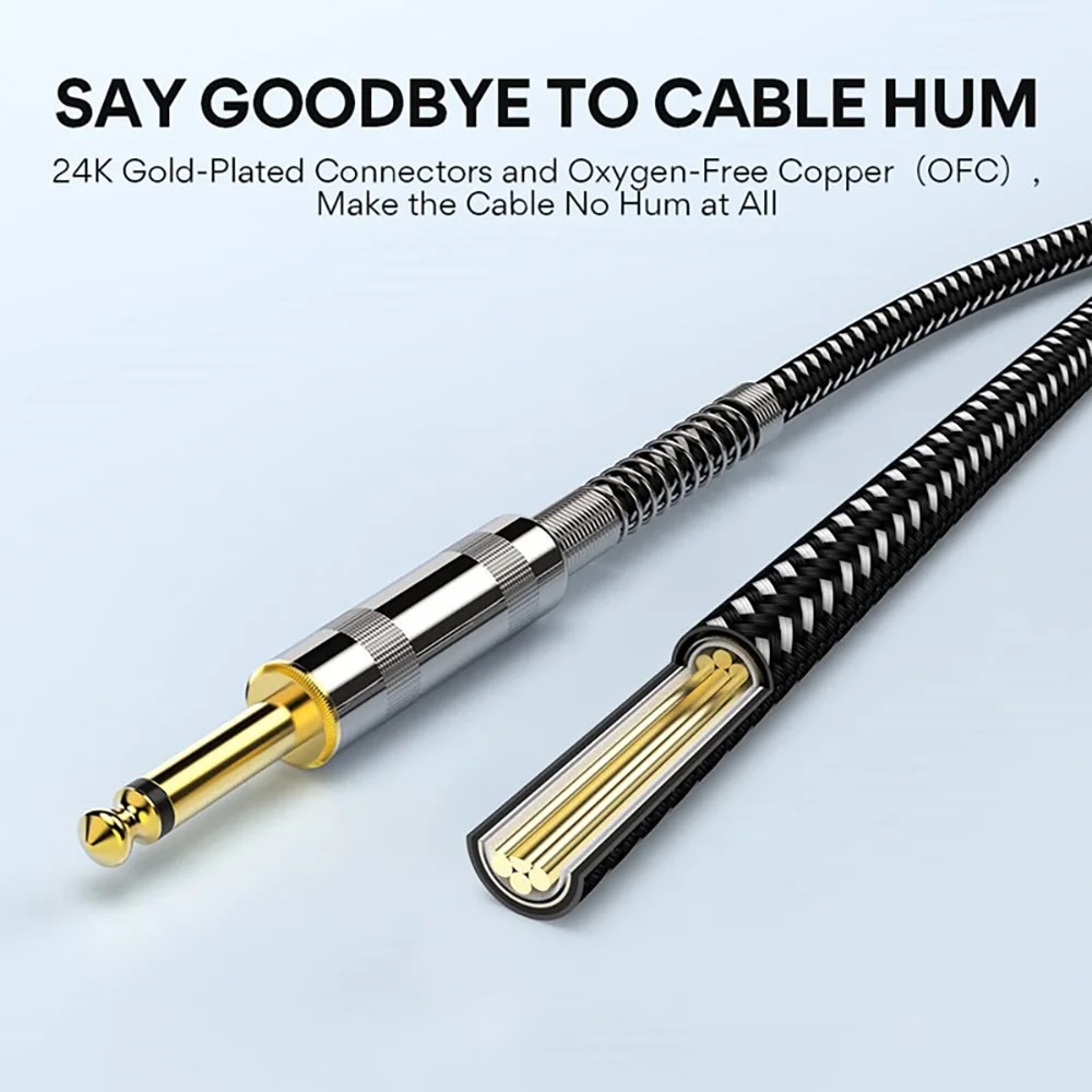 6.35mm Audio Cables TRS 1/4 in - Trs Cable recension och pris