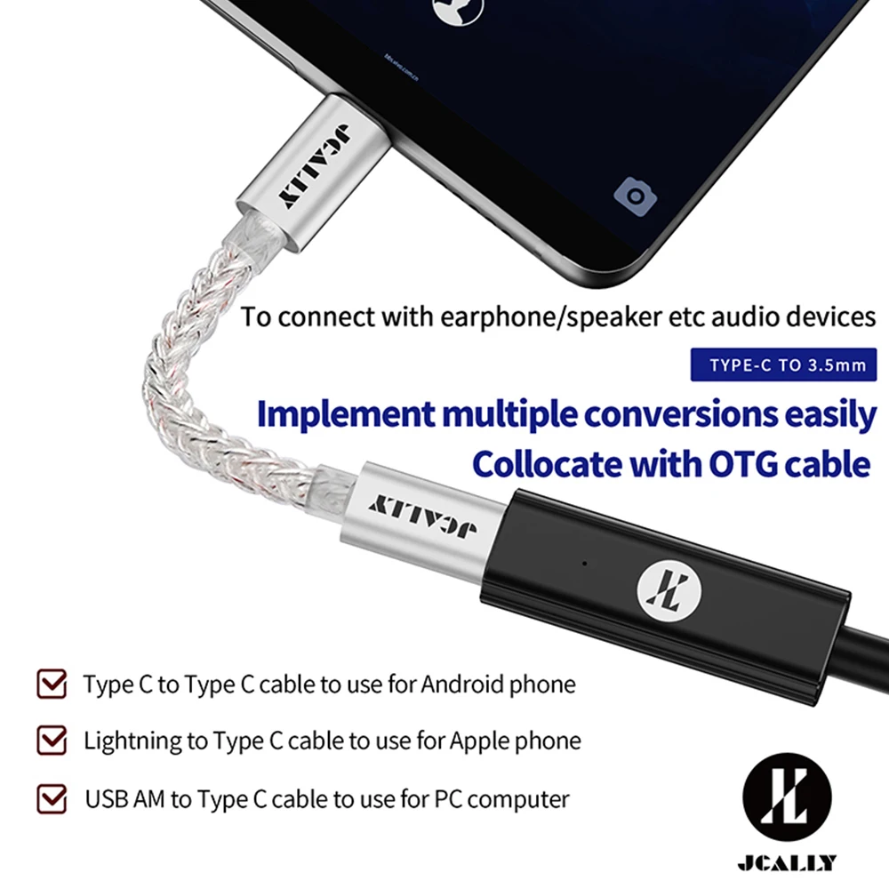 JCALLY AP7 Portable DAC Amplif - Headphone Amplifier recension och pris