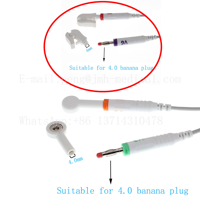 ECG EKG Lead Wires Holter Cabl - Banana Plug recension och pris