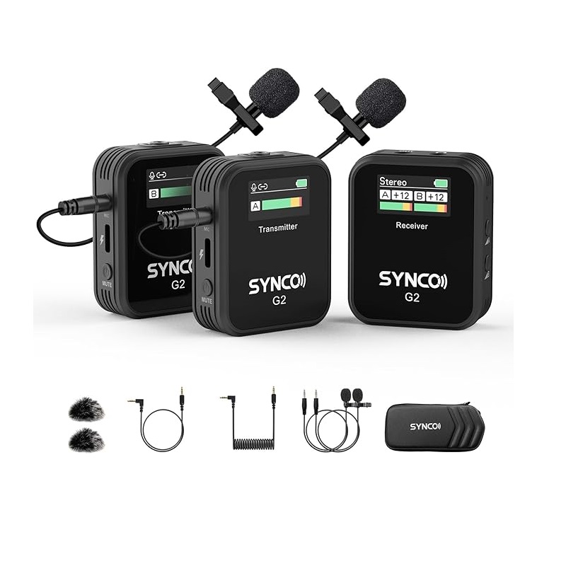 SYNCO Wireless Lavalier Microp - Condenser Microphone Kit recension och pris
