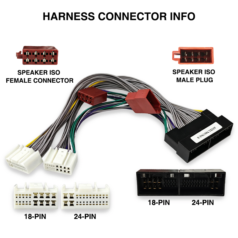 DSP Amplifier T-Harness Cable  - Audio Jumper Wire recension och pris