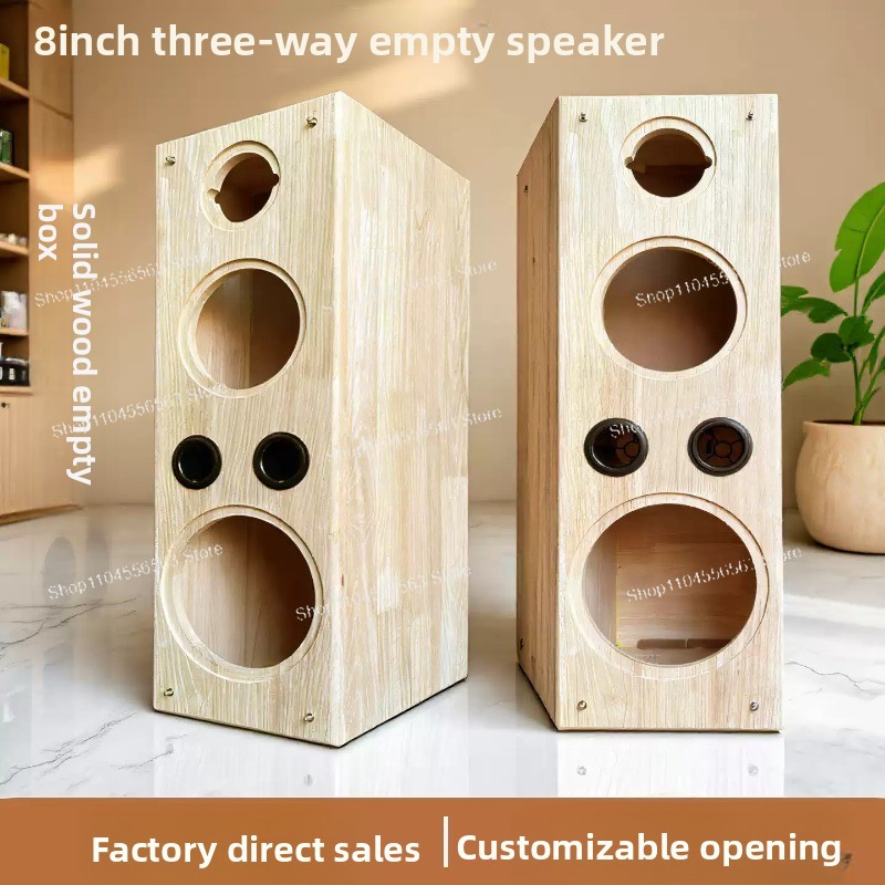 1pcs DIY 8 Inch Solid Wood 3-W - Diy Speaker recension och pris