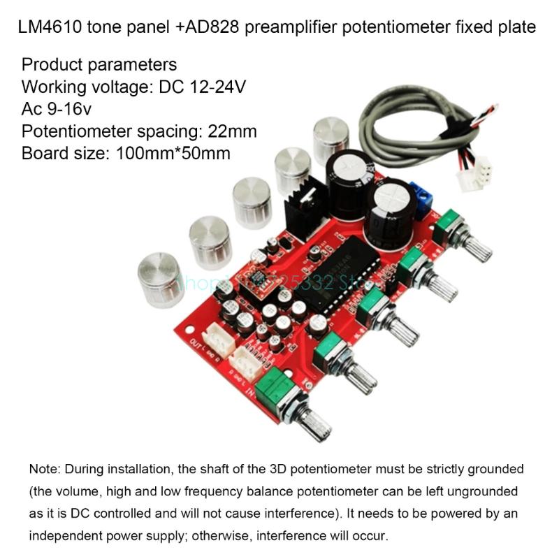 LM4610 Tone Preamp Sound Board - Volume Control Board recension och pris