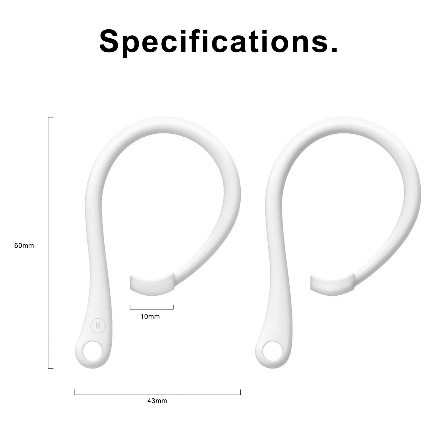 1 Pairs Anti-lost Earhooks For - Headphone Parts recension och pris