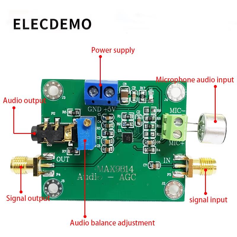 Electret Mic AGC Amplifier Mod - Audio Amplifier Board recension och pris