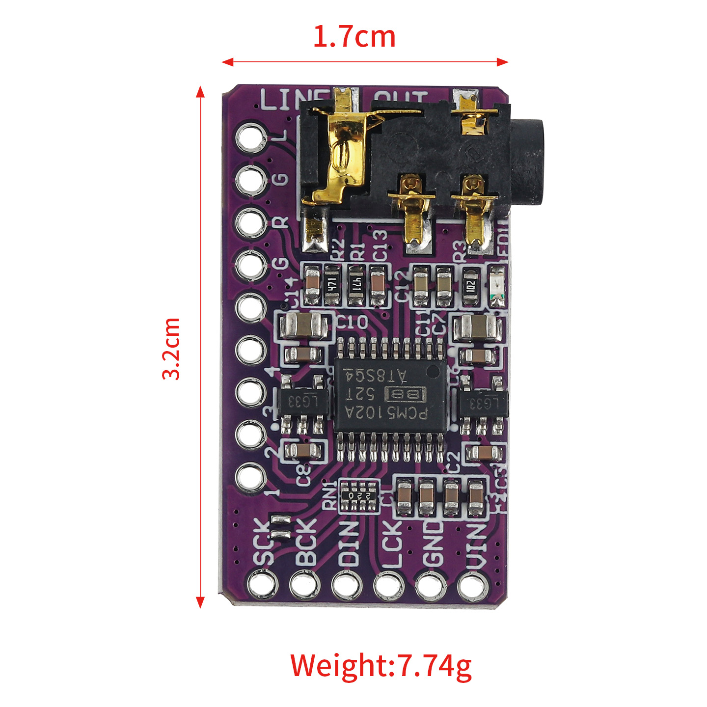 XCW  Interface I2S PCM5102A DA - Pcm5102 recension och pris