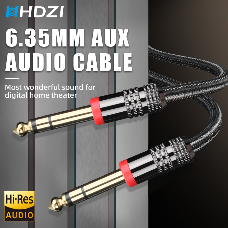 6.35mm TRS Guitar Cable Stereo - Trs Cable recension och pris