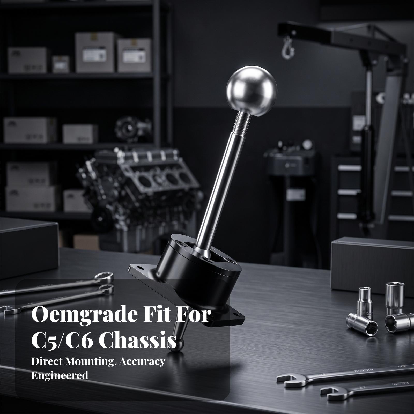 Short Shifter Assembly Replace - Knob Aluminum recension och pris