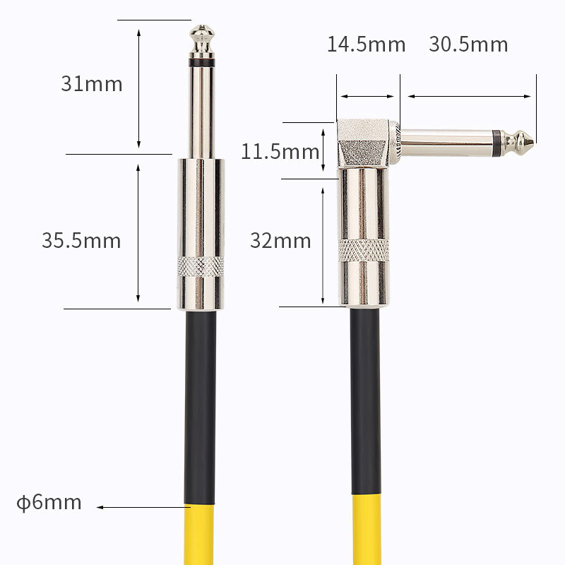 6.5mm Audio Cables TRS 1/4 inc - Trs Cable recension och pris