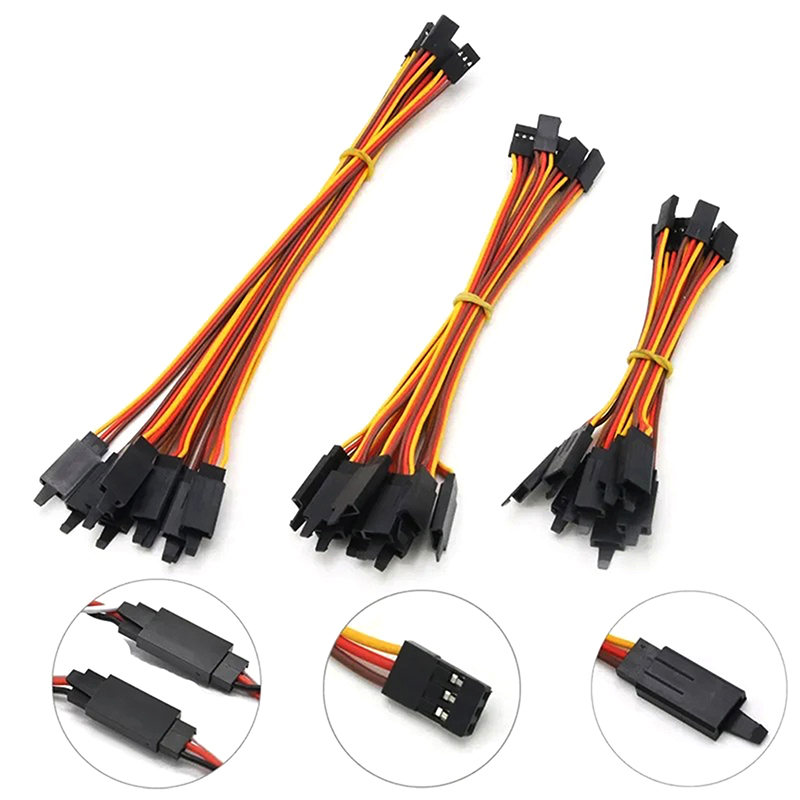 10Pcs 10-100CM Extension Lead  - Rca Cable recension och pris
