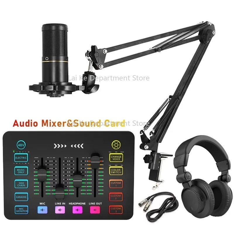 ZX230 Live Stream Sound Card C - Condenser Microphone Kit recension och pris