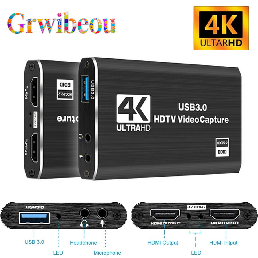 4K USB 3.0 Video Capture Card  - Usb Sound Card recension och pris