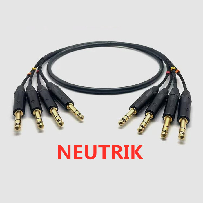1 meter 11 NEUTRIK 6.35mm TRS  - Trs Cable recension och pris