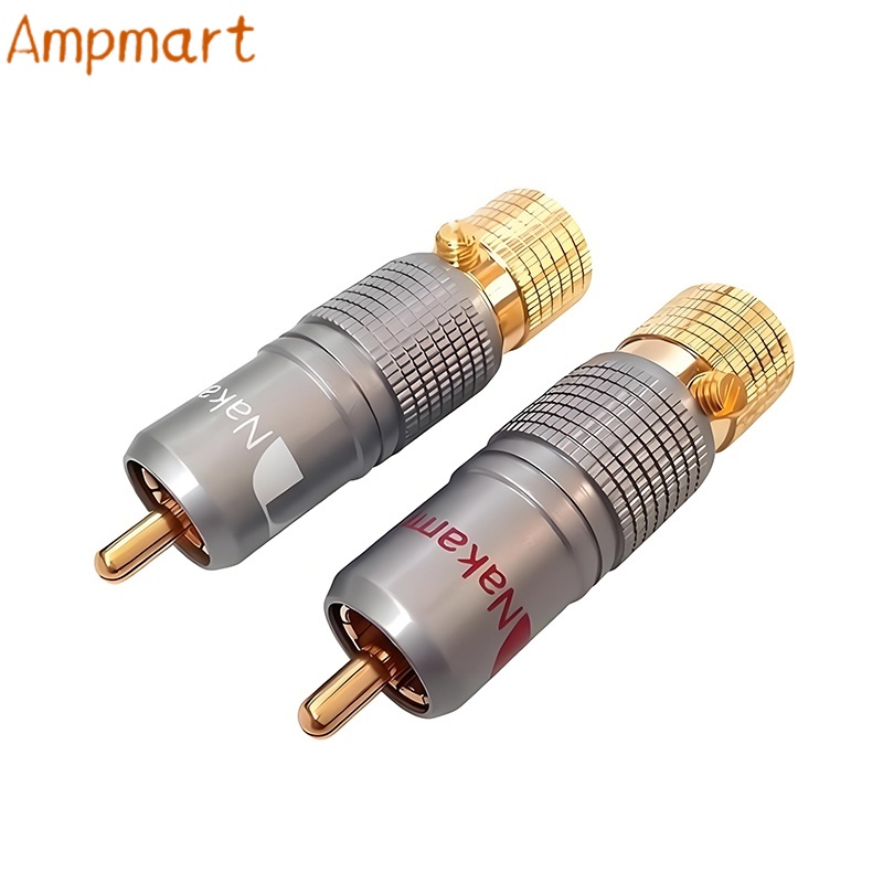 High End Pure Copper Gold Plat - Rca Cable recension och pris