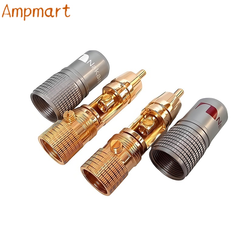 High End Pure Copper Gold Plat - Rca Cable recension och pris