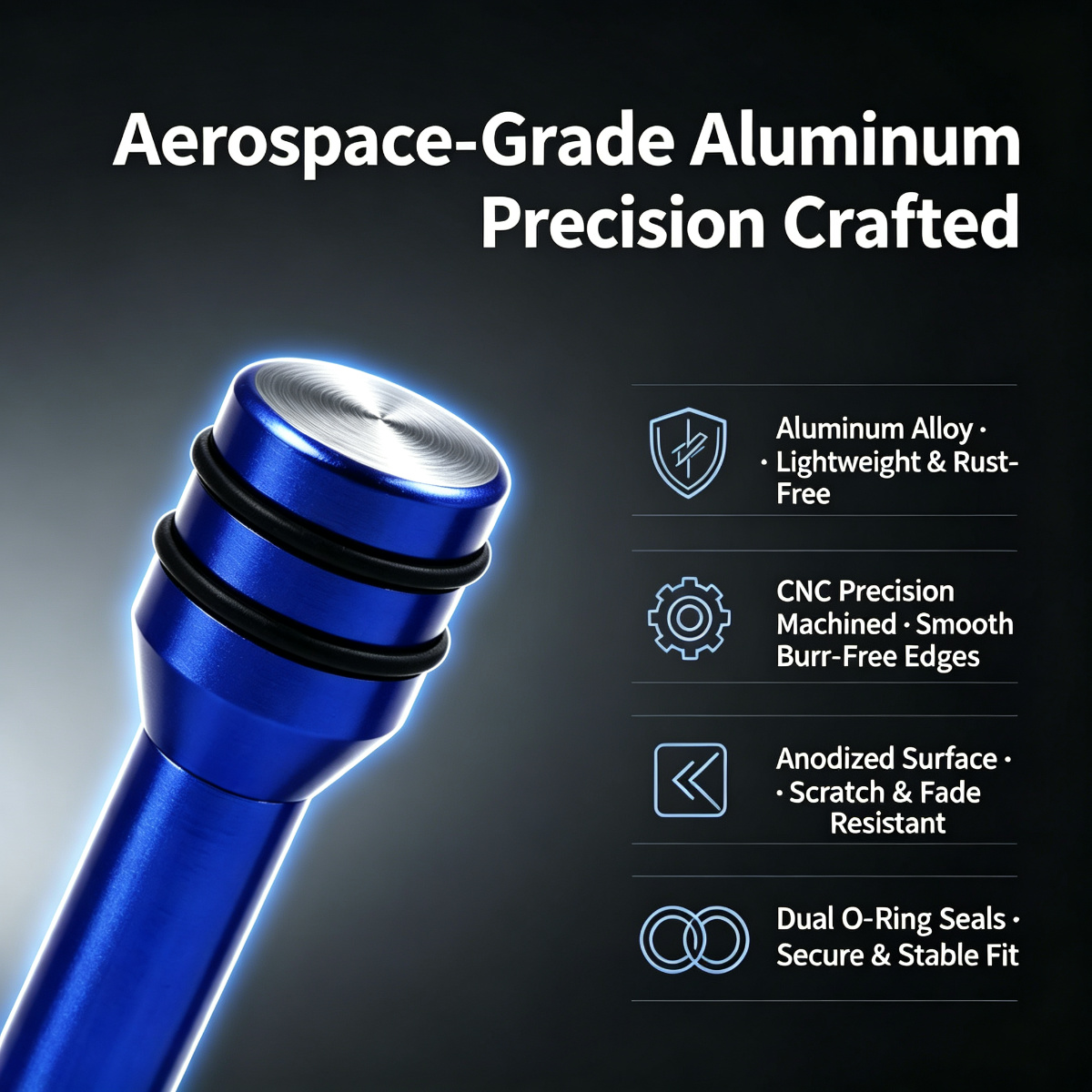 Universal 4Pcs Aluminum Alloy  - Knob Aluminum recension och pris