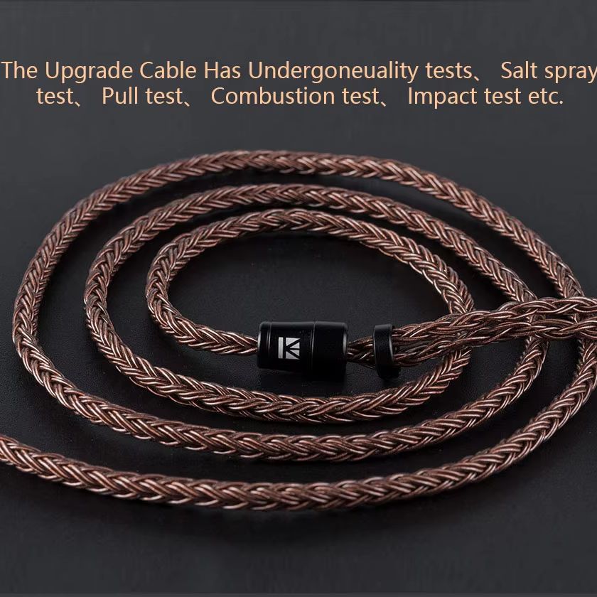 KBEAR 16 core 2-pin IEM headph - Trs Cable recension och pris