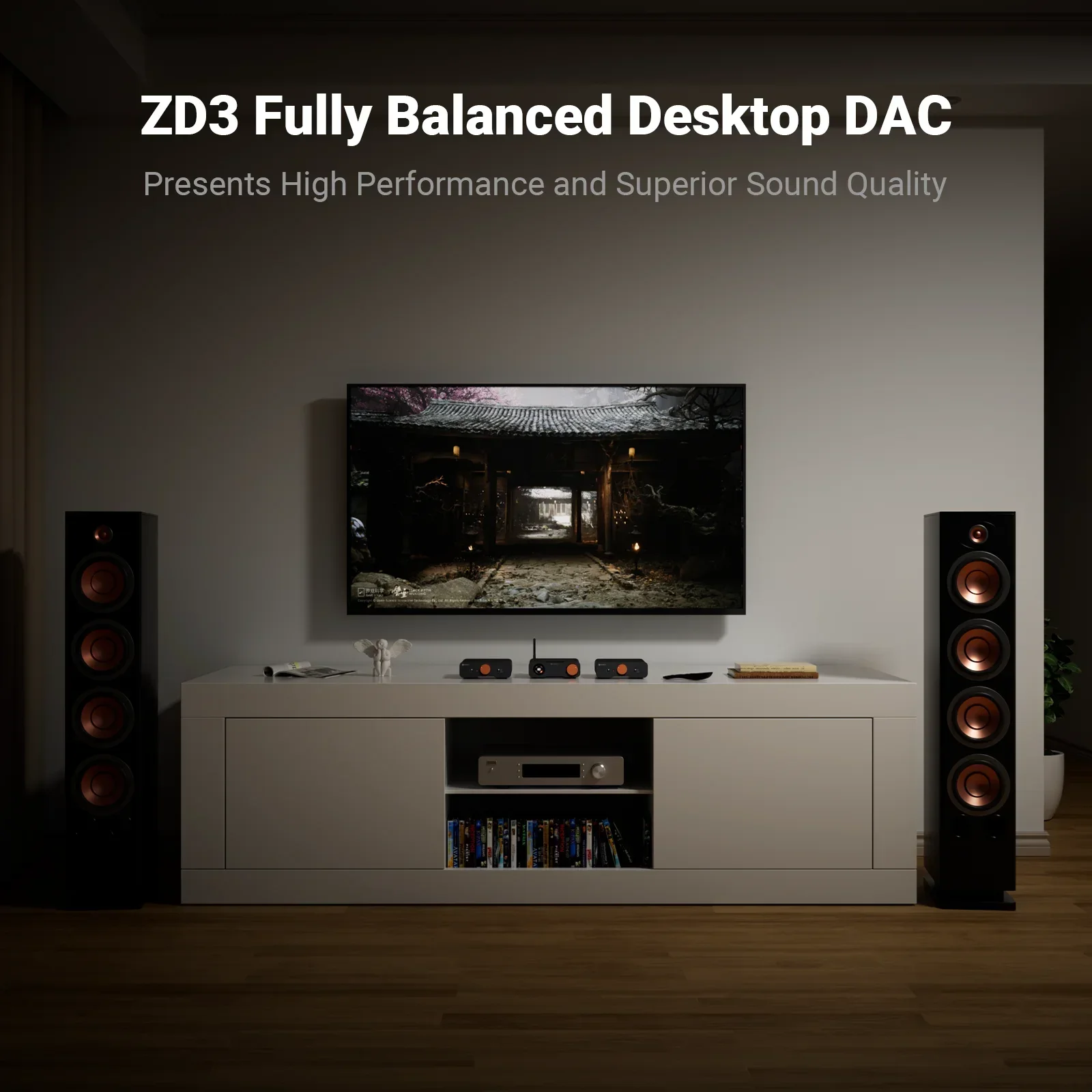 Fosi Audio ZD3 Blue Fully Bala - Audio Dac recension och pris