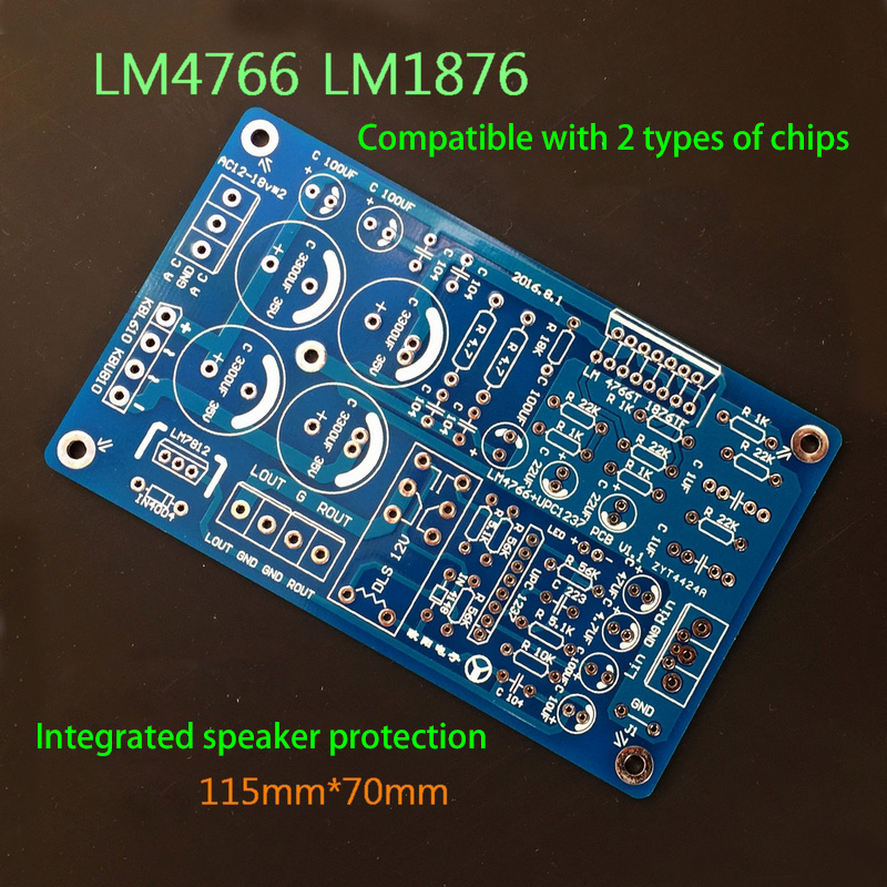 LM766 LM1876 Stereo Power Ampl - Audio Amplifier Board recension och pris
