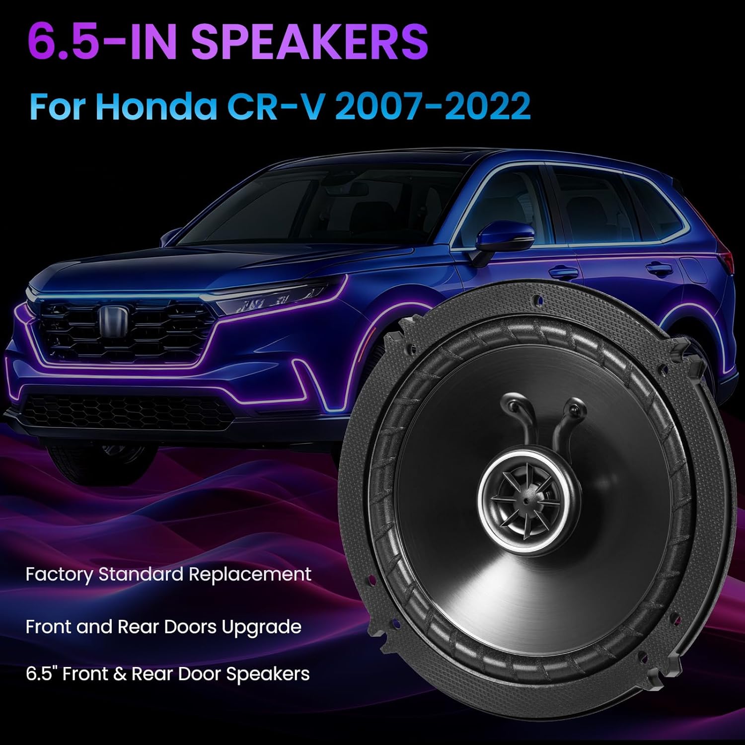 Speakers 6.5 inch for Honda CR - Speaker Kit recension och pris