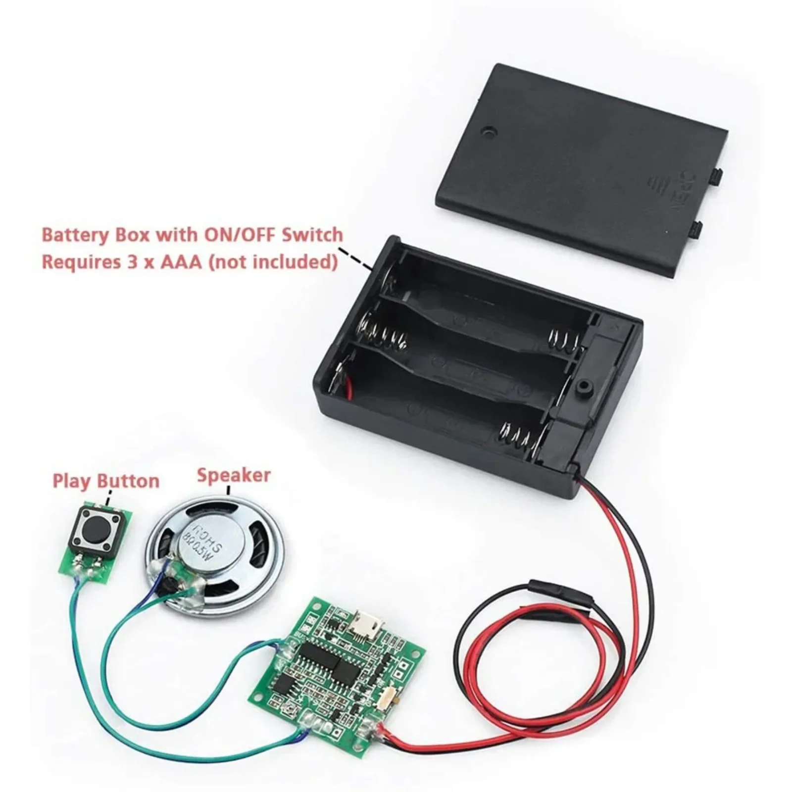 DIYmall Recordable 8M MP3 WAV  - Diy Speaker recension och pris