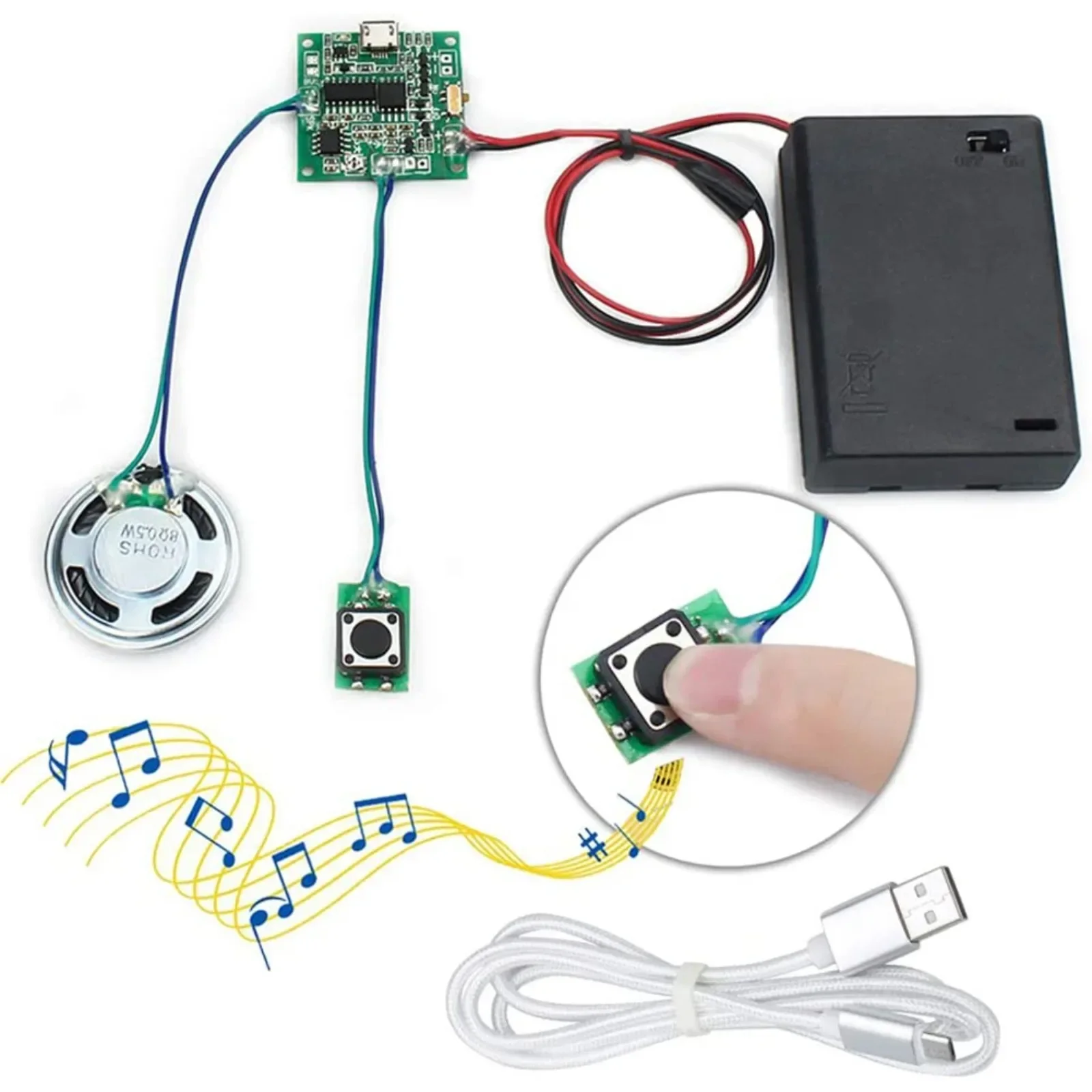 DIYmall Recordable 8M MP3 WAV  - Diy Speaker recension och pris
