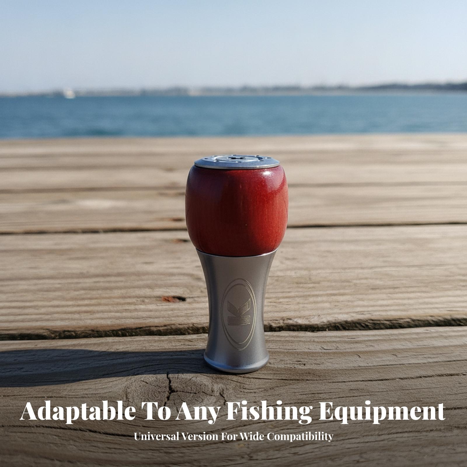 Fishing Reel Handle Wood Knob  - Knob Aluminum recension och pris