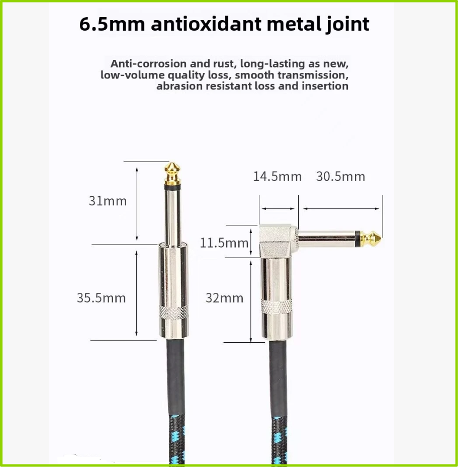 6.35mm Audio Cables TRS 1/4 in - Trs Cable recension och pris