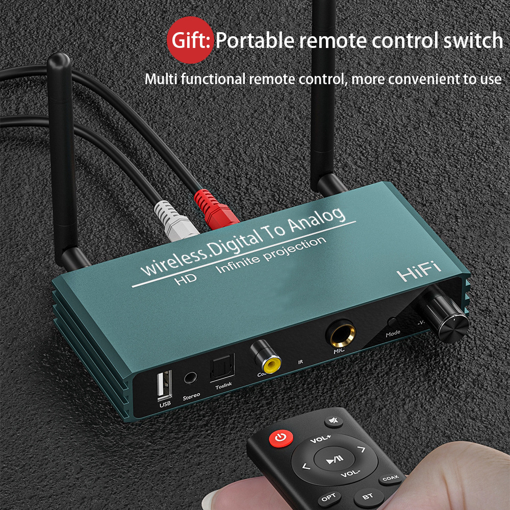 Bluetooth 5.0 Digital to Analo - Audio Dac recension och pris