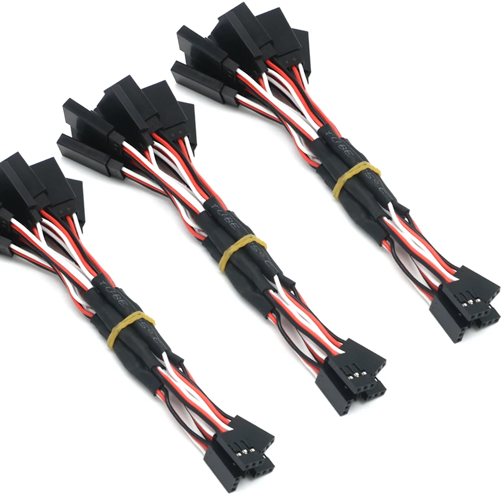 5PCS 100/150/200/300/500mm RC  - Rca Cable recension och pris