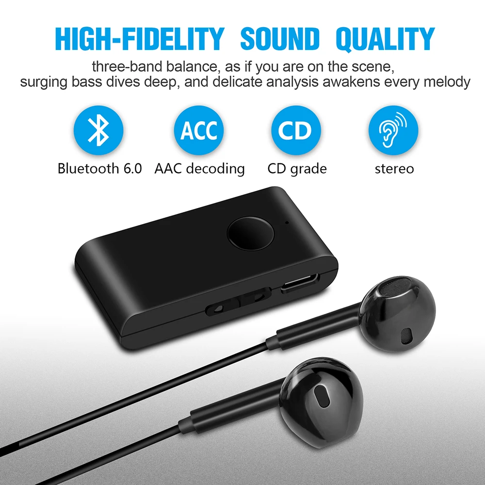 Wireless Audio Adapter 3.5mm R - Headphone Amplifier recension och pris