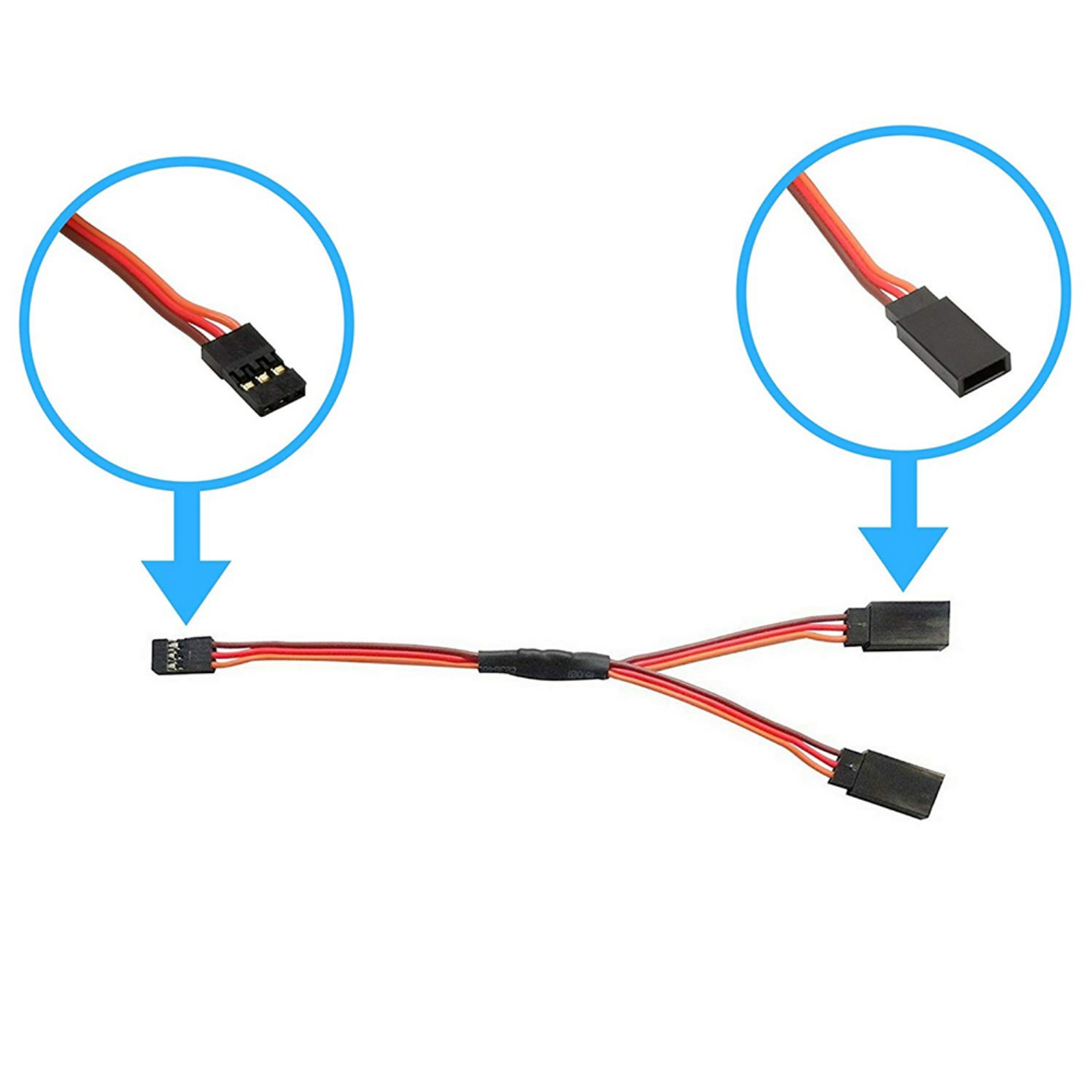 DIYmall JR Style 15cm Servo Y  - Rca Cable recension och pris