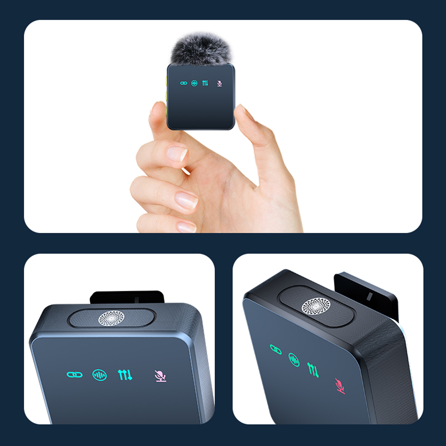 Professional Wireless Lavalier - Condenser Microphone Kit recension och pris