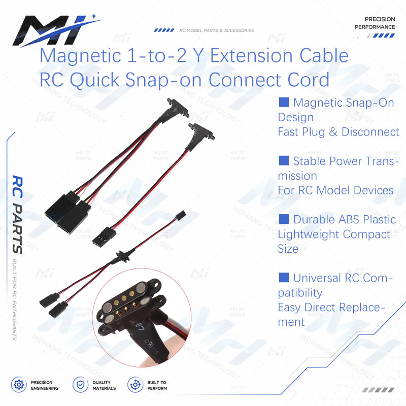 Magnetic 1-to-2 Y Extension Ca - Rca Cable recension och pris