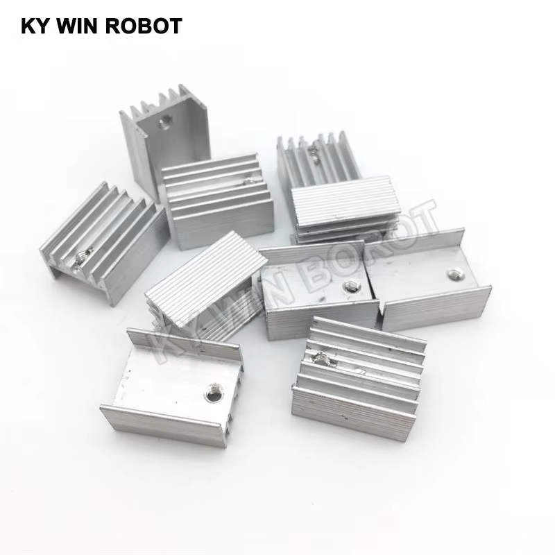 10pcs Aluminium TO-220 Heatsin - Heatsink Aluminum recension och pris
